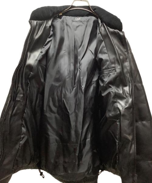 AZUL by moussy（アズールバイマウジー）AZUL by moussy (アズールバイマウジー) ダウンジャケット ブラック サイズ:Lの古着・服飾アイテム