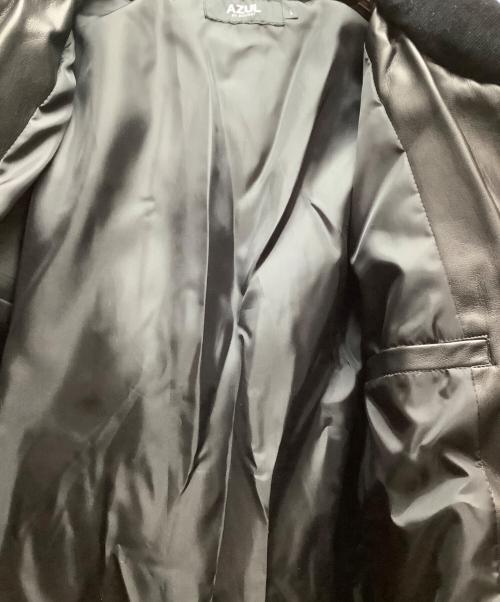 AZUL by moussy（アズールバイマウジー）AZUL by moussy (アズールバイマウジー) ダウンジャケット ブラック サイズ:Lの古着・服飾アイテム