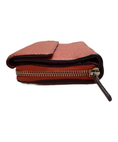 GUCCI（グッチ）GUCCI (グッチ) ラウンドファスナー財布 オレンジの古着・服飾アイテム