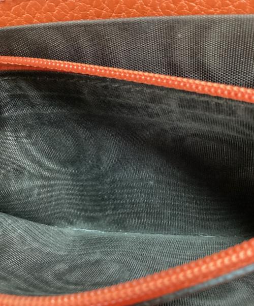 GUCCI（グッチ）GUCCI (グッチ) ラウンドファスナー財布 オレンジの古着・服飾アイテム