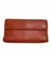 GUCCI（グッチ）の古着「ラウンドファスナー財布」｜オレンジ