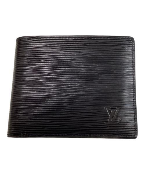 LOUIS VUITTON（ルイ ヴィトン）LOUIS VUITTON (ルイ ヴィトン) 2つ折り財布 ブラックの古着・服飾アイテム