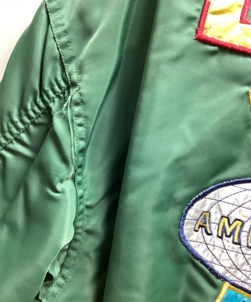 Barcelona DRAGONS（バスセロナドラゴンズ）Barcelona DRAGONS (バスセロナドラゴンズ) ブルゾン グリーン サイズ:Mの古着・服飾アイテム