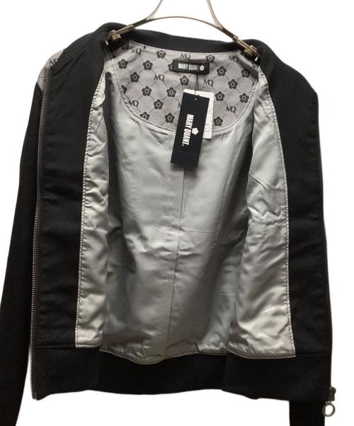 MARY QUANT（マリークヮント）MARY QUANT (マリークヮント) ブルゾン グレー×ブラック サイズ:Mの古着・服飾アイテム
