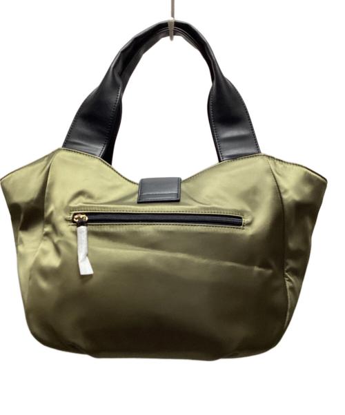 MARY QUANT（マリークヮント）MARY QUANT (マリークヮント) フラップトートバッグ カーキの古着・服飾アイテム