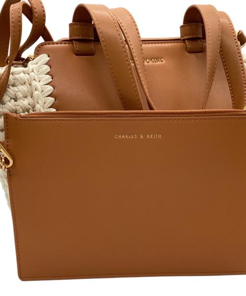 CHARLES & KEITH（チャールズアンドキース）CHARLES & KEITH (チャールズアンドキース) トートバッグ キャメルの古着・服飾アイテム
