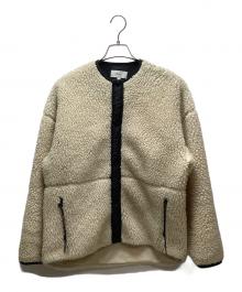 HYKE（ハイク）の古着「ボアジャケット」｜アイボリー×ブラック