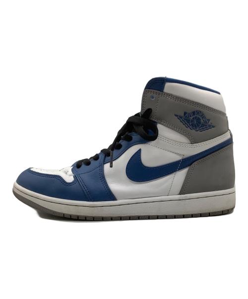 NIKE（ナイキ）NIKE (ナイキ) ハイカットスニーカー ブルー×ホワイト サイズ:28.5の古着・服飾アイテム