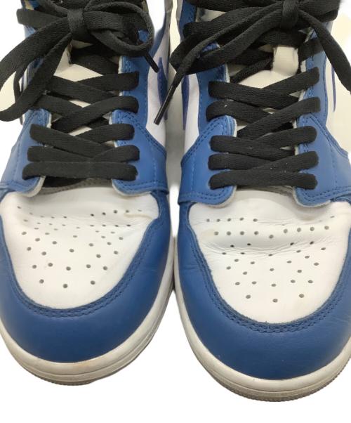 NIKE（ナイキ）NIKE (ナイキ) ハイカットスニーカー ブルー×ホワイト サイズ:28.5の古着・服飾アイテム