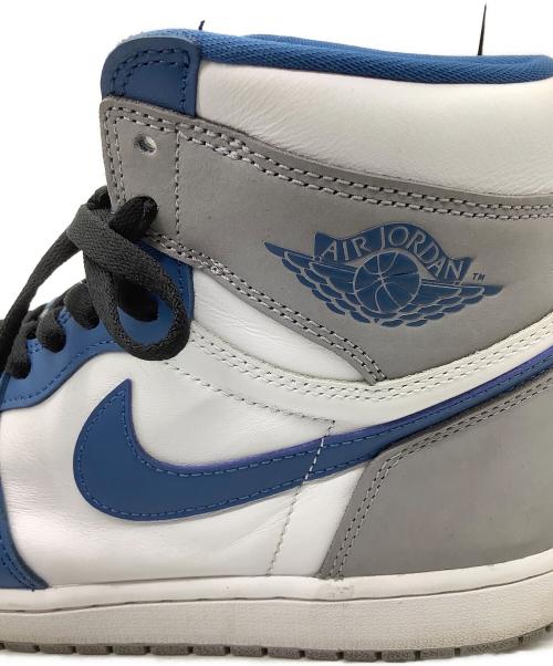 NIKE（ナイキ）NIKE (ナイキ) ハイカットスニーカー ブルー×ホワイト サイズ:28.5の古着・服飾アイテム