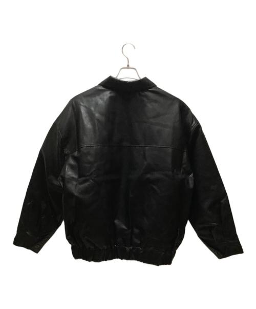 PUNYUS（プニュズ）PUNYUS (プニュズ) フェイクレザージャケット ブラック サイズ:SIZE3の古着・服飾アイテム