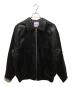PUNYUS（プニュズ）の古着「フェイクレザージャケット」｜ブラック