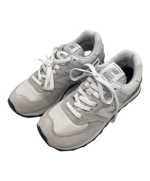 NEW BALANCE（ニューバランス）NEW BALANCE (ニューバランス) スニーカー ライトグレー サイズ:24.5cm 未使用品の古着・服飾アイテム