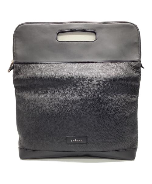 YUHAKU（ユハク）YUHAKU (ユハク) クラッチバッグ ブラックの古着・服飾アイテム