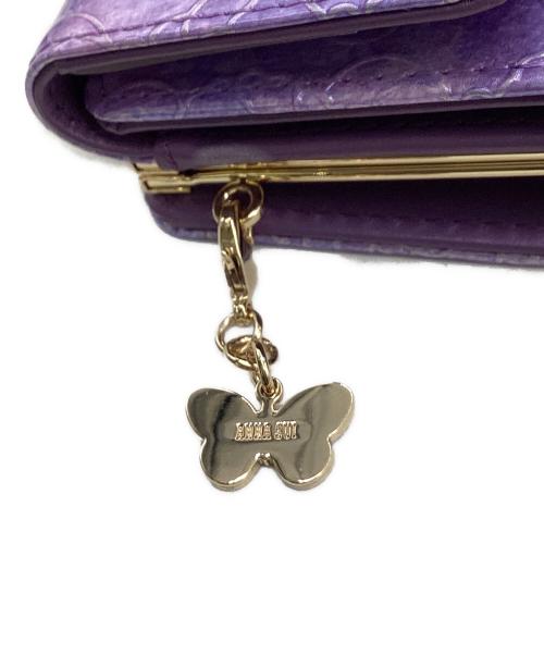 ANNA SUI（アナスイ）ANNA SUI (アナスイ) 2つ折り財布 パープルの古着・服飾アイテム
