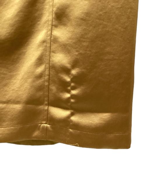CLANE（クラネ）CLANE (クラネ) SATIN CARGO STRAIGHT SKIRT イエロー サイズ:SIZE1の古着・服飾アイテム