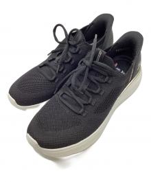 SKECHERS（スケッチャーズ）の古着「ローカットスニーカー」｜ブラック