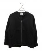 ）の古着「ノーカラージャケット」｜ブラック