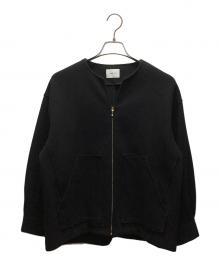 SHIPS any（シップスエニィ）の古着「ノーカラージャケット」｜ブラック