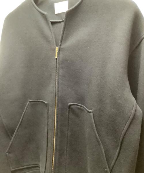 SHIPS any（シップスエニィ）SHIPS any (シップスエニィ) ノーカラージャケット ブラック サイズ:Freeの古着・服飾アイテム