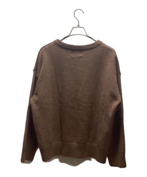 AMI Alexandre Mattiussi（アミアレクサンドルマテュッシ）AMI Alexandre Mattiussi (アミアレクサンドルマテュッシ) 厚手ニット ブラウン サイズ:Freeの古着・服飾アイテム