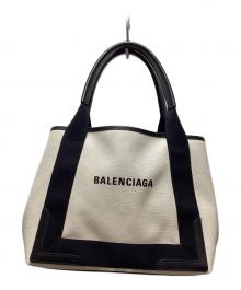 BALENCIAGA（バレンシアガ）の古着「トートバッグ」｜ベージュ×ブラック
