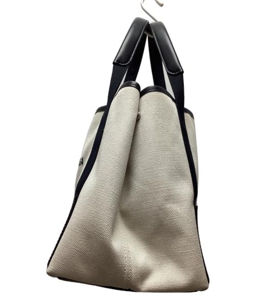 BALENCIAGA（バレンシアガ）BALENCIAGA (バレンシアガ) トートバッグ ベージュ×ブラックの古着・服飾アイテム