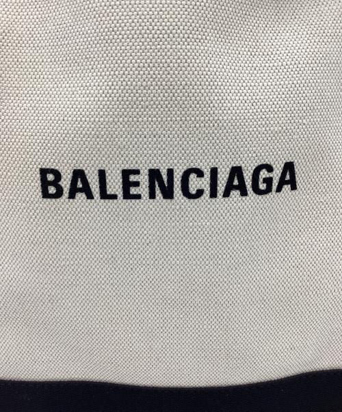 BALENCIAGA（バレンシアガ）BALENCIAGA (バレンシアガ) トートバッグ ベージュ×ブラックの古着・服飾アイテム