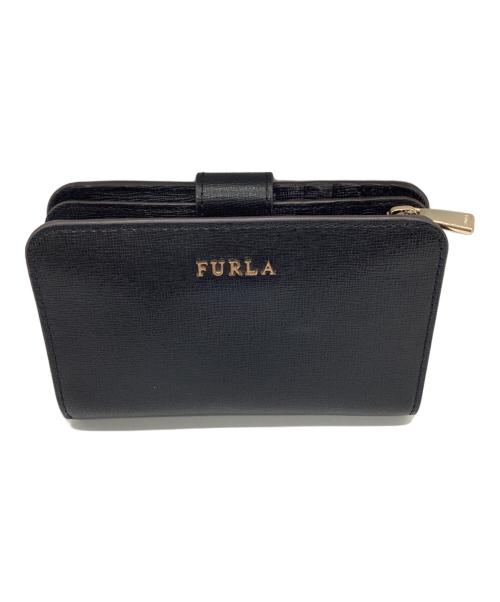 FURLA（フルラ）FURLA (フルラ) 2つ折り財布 ブラックの古着・服飾アイテム