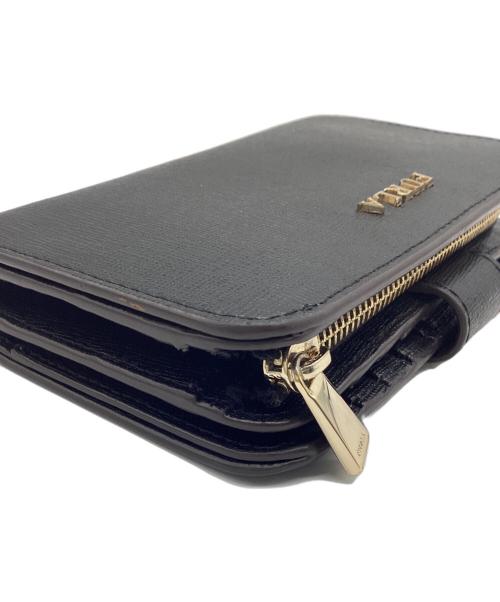 FURLA（フルラ）FURLA (フルラ) 2つ折り財布 ブラックの古着・服飾アイテム