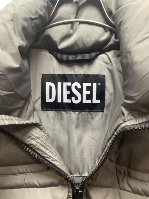 DIESEL（ディーゼル）DIESEL (ディーゼル) 中綿ジャケット グレー サイズ:Lの古着・服飾アイテム
