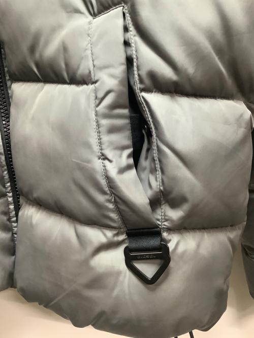 DIESEL（ディーゼル）DIESEL (ディーゼル) 中綿ジャケット グレー サイズ:Lの古着・服飾アイテム