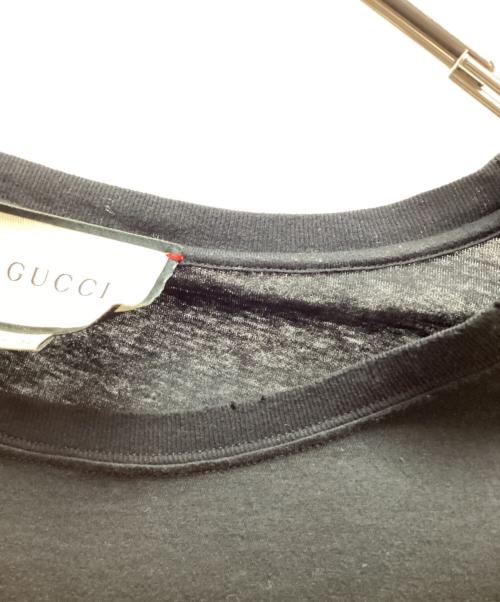 GUCCI（グッチ）GUCCI (グッチ) 半袖カットソー ブラック サイズ:Mの古着・服飾アイテム