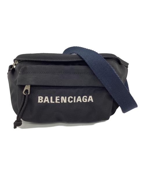 BALENCIAGA（バレンシアガ）BALENCIAGA (バレンシアガ) ウエストポーチ ブラックの古着・服飾アイテム