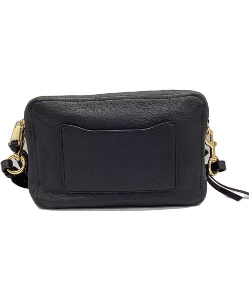 MARC JACOBS（マークジェイコブズ）MARC JACOBS (マークジェイコブズ) ショルダーバッグ ブラック×ゴールドの古着・服飾アイテム