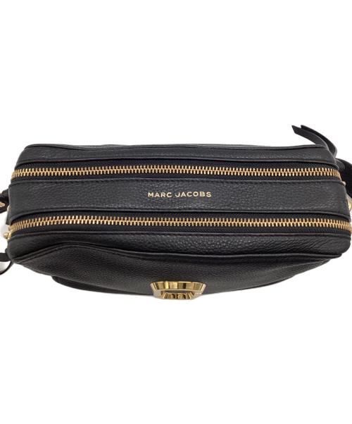 MARC JACOBS（マークジェイコブズ）MARC JACOBS (マークジェイコブズ) ショルダーバッグ ブラック×ゴールドの古着・服飾アイテム