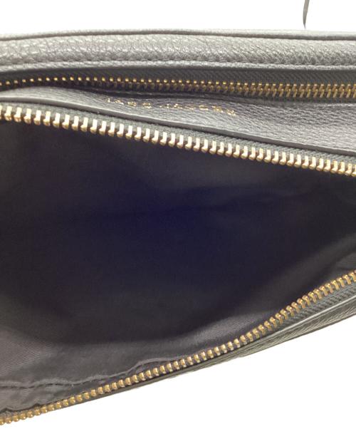 MARC JACOBS（マークジェイコブズ）MARC JACOBS (マークジェイコブズ) ショルダーバッグ ブラック×ゴールドの古着・服飾アイテム