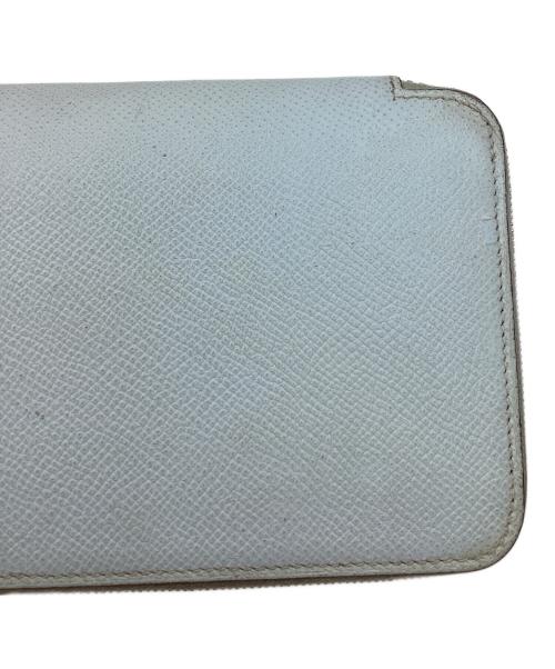HERMES（エルメス）HERMES (エルメス) ラウンドファスナー財布 スカイブルーの古着・服飾アイテム