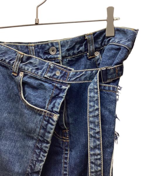 sacai（サカイ）sacai (サカイ) アシンメトリーデニムスカート インディゴ サイズ:401の古着・服飾アイテム