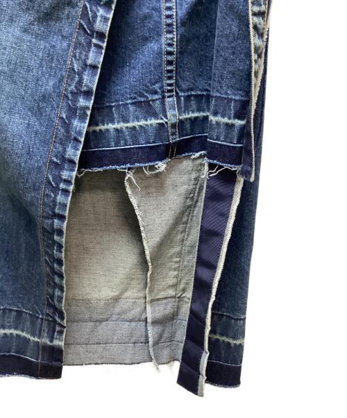 sacai（サカイ）sacai (サカイ) アシンメトリーデニムスカート インディゴ サイズ:401の古着・服飾アイテム