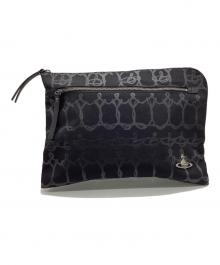 Vivienne Westwood（ヴィヴィアンウエストウッド）の古着「クラッチバッグ」｜ブラック