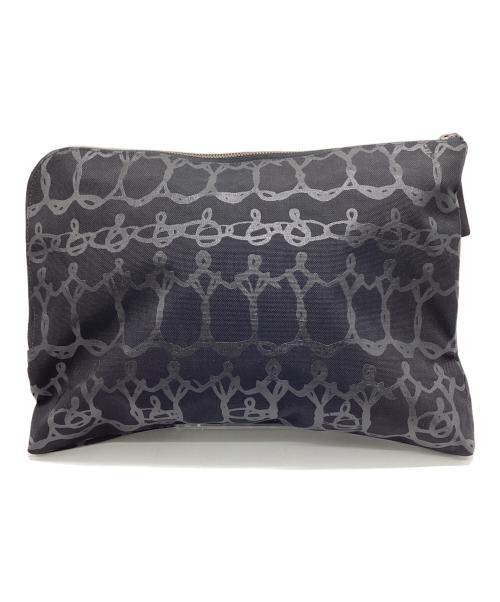 Vivienne Westwood（ヴィヴィアンウエストウッド）Vivienne Westwood (ヴィヴィアンウエストウッド) クラッチバッグ ブラックの古着・服飾アイテム