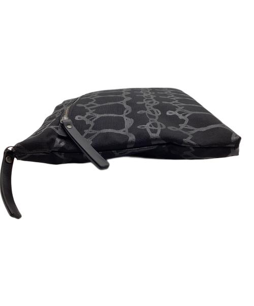 Vivienne Westwood（ヴィヴィアンウエストウッド）Vivienne Westwood (ヴィヴィアンウエストウッド) クラッチバッグ ブラックの古着・服飾アイテム