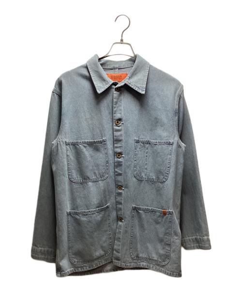 UNIVERSAL OVERALL（ユニバーサルオーバーオール）UNIVERSAL OVERALL (ユニバーサルオーバーオール) デニムカバーオール ブルー サイズ:Lの古着・服飾アイテム