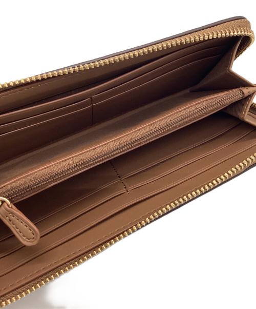 COACH（コーチ）COACH (コーチ) ラウンドファスナー財布 モカの古着・服飾アイテム