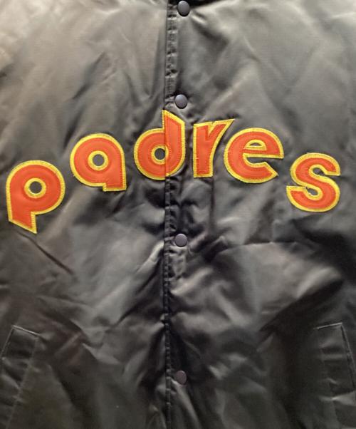 Cooperstown（クーパーズタウン）Cooperstown (クーパーズタウン) Majestic (マジェスティック) スタジャン ブラウン サイズ:XLの古着・服飾アイテム