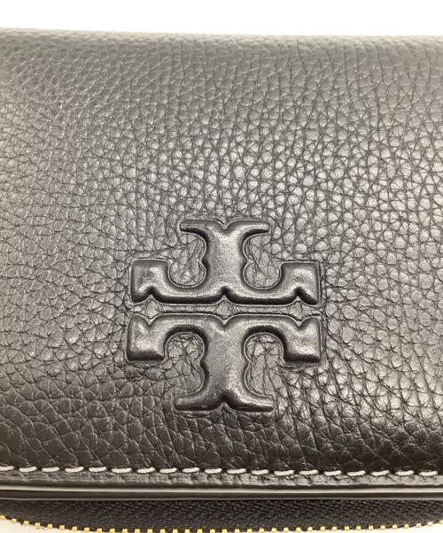 TORY BURCH（トリーバーチ）TORY BURCH (トリーバーチ) 2つ折り財布 ブラックの古着・服飾アイテム