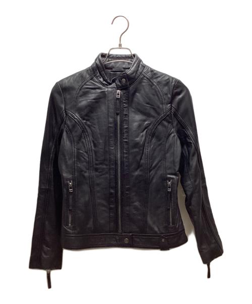 Haruf（ハルフ）Haruf (ハルフ) ラムレザージャケット ブラック サイズ:Mの古着・服飾アイテム