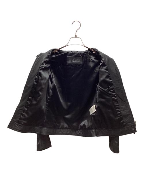 Haruf（ハルフ）Haruf (ハルフ) ラムレザージャケット ブラック サイズ:Mの古着・服飾アイテム