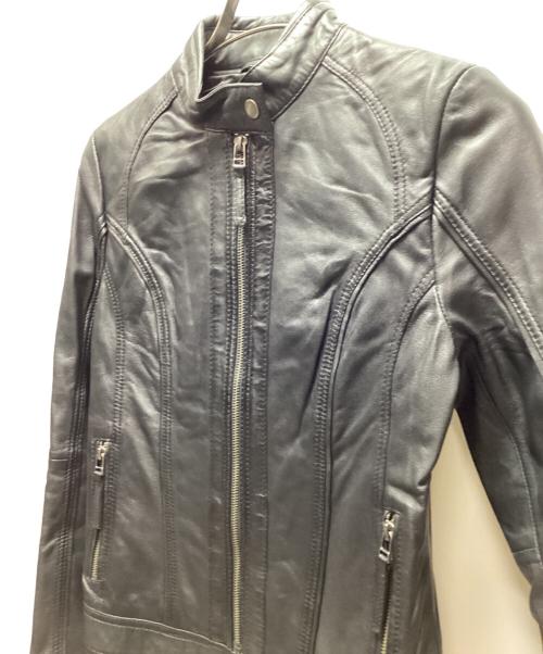 Haruf（ハルフ）Haruf (ハルフ) ラムレザージャケット ブラック サイズ:Mの古着・服飾アイテム